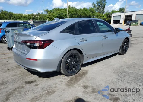 2025 Honda Civic Sport z USA, uszkodzony, nr VIN 2HGFE4F85SH326201